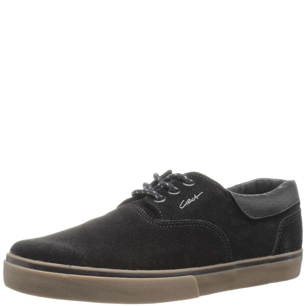 C1RCA Men's Valeo SE Skateboarding Shoe, Black/Gum, 8.5 M US